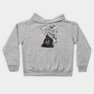 Moody Gorilla Kids Hoodie